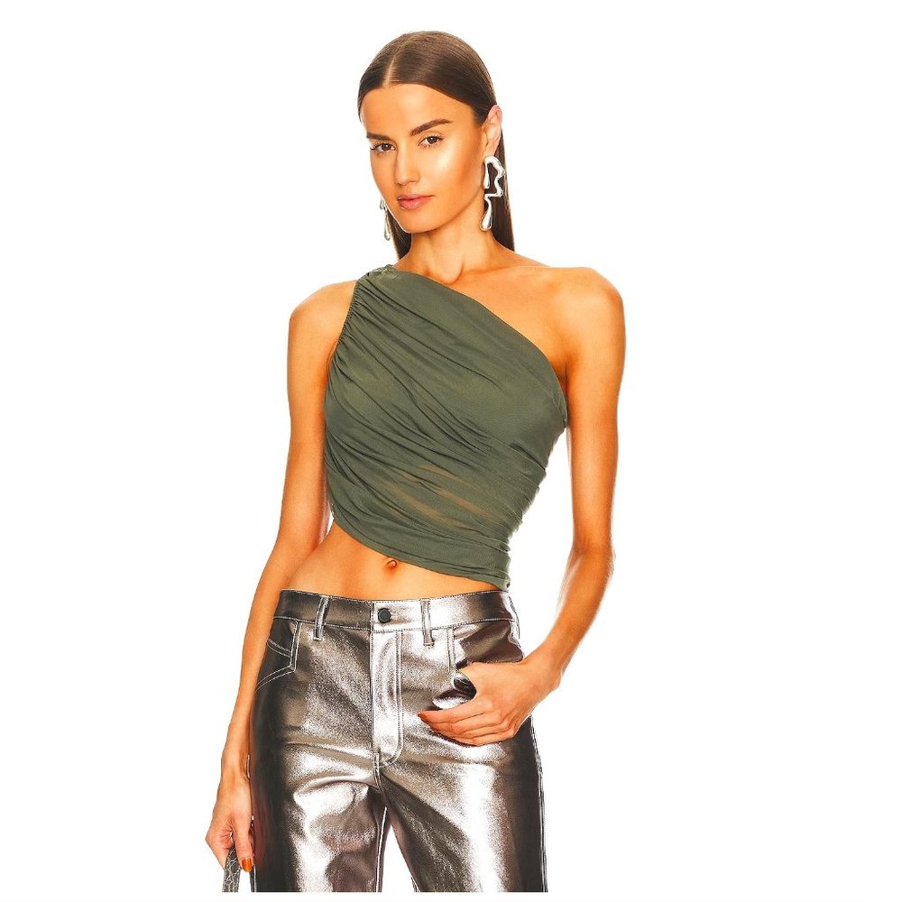 REVOLVE - Norma Kamali One Shoulder Diana Bra - Size Small